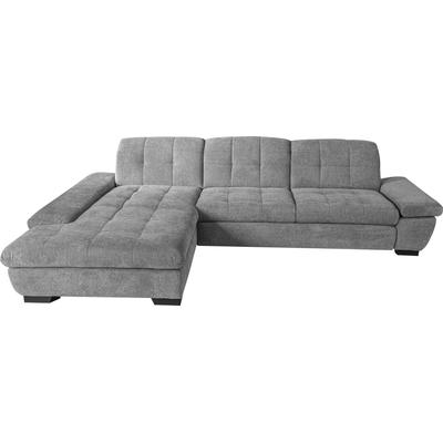 Ecksofa ALINA "Salima", grau (grau gfs 79), B:297cm H:90cm T:204cm, Sofas, Inklusive Rückenlehnenverstellung Image