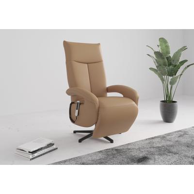 TV-Sessel SIT & MORE "Amica", braun (cappuccino), B:74cm H:112cm T:82cm, Sessel, wahlweise manuell oder elektrischer Funktion mit Akku Image