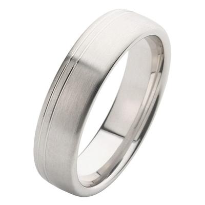 Trauring FIRETTI "Schmuck Geschenk Hochzeit Ehering Trauring "LIEBE" Gr. 18, silber (silberfarben), Fingerringe, 18, ohne Brillant, Silber 925 (Sterlingsilber), 6mm, Made in Germany, wahlweise mit oder ohne Brillant Image
