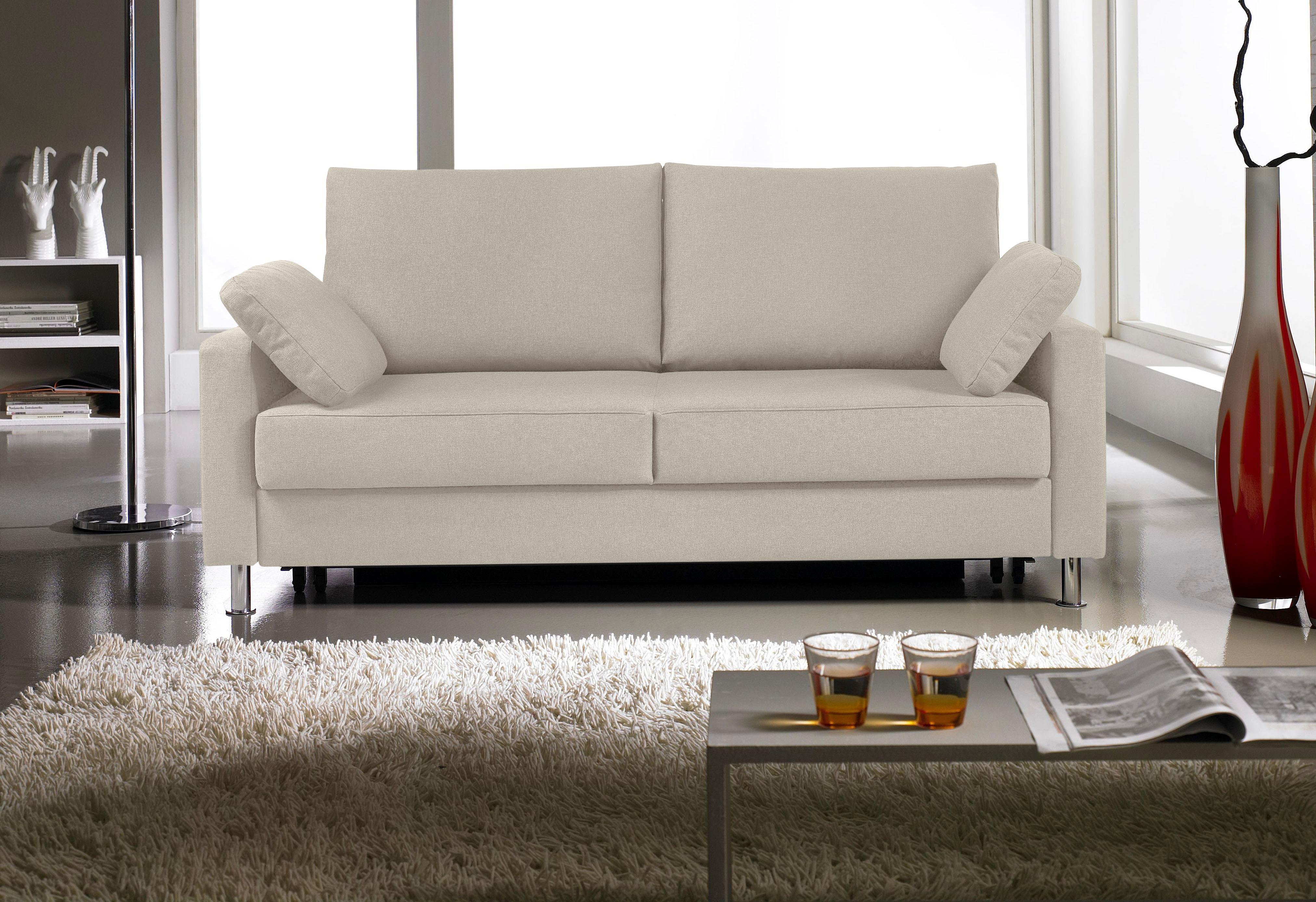Schlafsofa BALI "FLEXA, Sitzen / Relaxen / Schlafen", beige (sand), B:166cm H:90cm T:95cm, Sofas, Schlafsofa, – Schlafsofa „Made in Germany“
