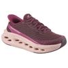 Slip-On Sneaker SKECHERS "MAX CUSHIONING GLIDE-STEP-SAPPHIRE", Damen, Gr. 40, rot (burgunderrot), Lederimitat, Mesh, sportlich, Schuhe, Laufschuh, Trainingsschuh mit dämpfender Glide Step Sohle