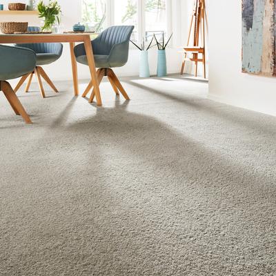 Teppichboden ANDIAMO "Verona, Velours, Made in Belgium", braun (schlamm), B:400cm H:6mm L:1500cm, Kunstfaser, Teppiche, Uni Farben, Breite 400 cm oder 500 cm, strapazierfähig, pflegeleicht Image
