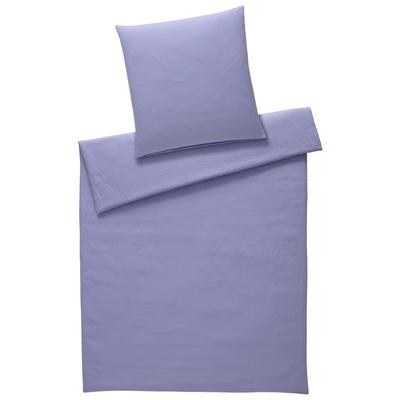 Bettwäsche ELEGANTE "Breezee", lila, B/L: 155cm x 220cm, , Halbleinen, B/L: 80cm x 80cm, Halbleinen, Obermaterial: 50% Baumwolle, 50% Leinen, Bettwäsche, angenehmes Hautgefühl Image