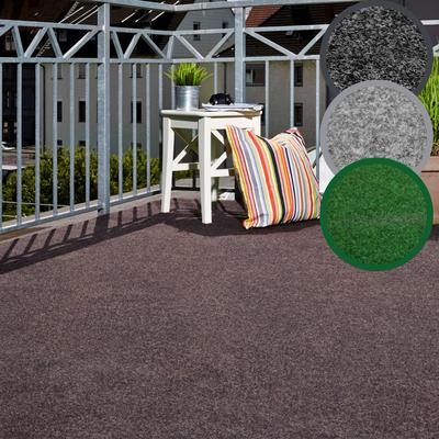Kunstrasen ANDIAMO "Aberdeen, Made in Belgium", braun, B:200cm H:10mm L:450cm, Nadelfilz, Teppiche, aus Nadelfilz, mit Drainagenoppen, für Balkon, Terasse, Wintergarten Image