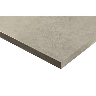 Arbeitsplatte KOCHSTATION "KS-Scafa", grau (beton hell), B:300cm H:4cm T:60cm, Holzwerkstoff, Tischplatten, in verschiedenen Breiten, Stärke 4 cm Image