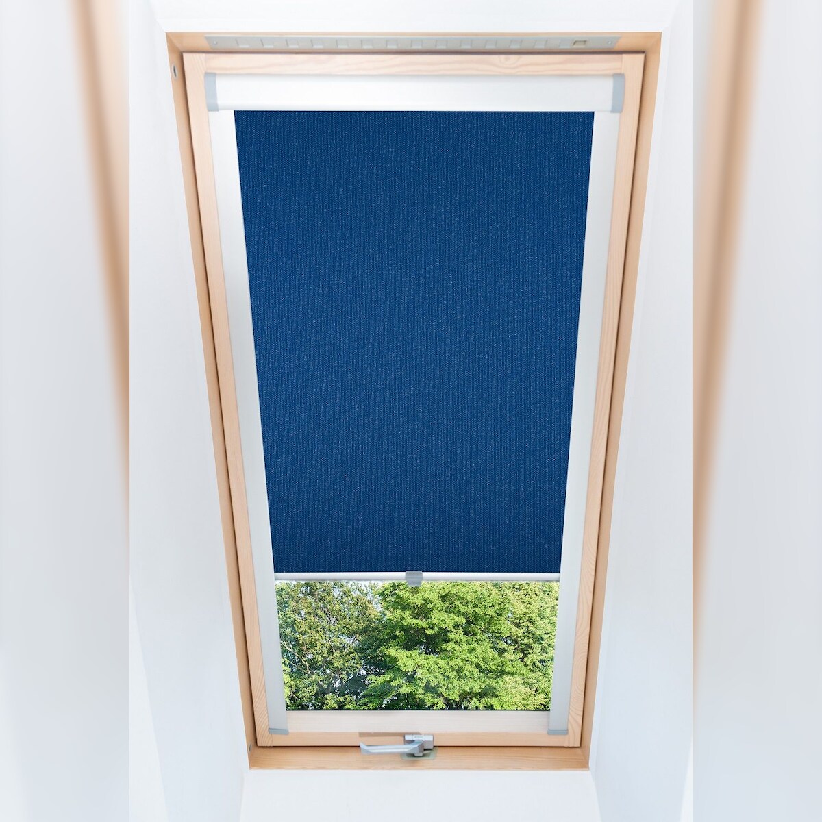 KS Handel 24 Dachfensterrollo Thermo verdunkelnd passend für Velux 043 (Baujahr 1972-2022) Blau Image