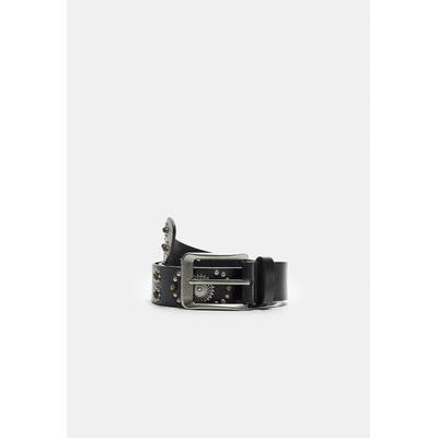 Stradivarius Multi-studded belt Black 30