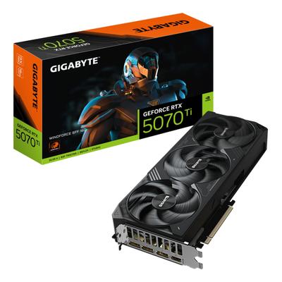 GIGABYTE Grafikkarte "GeForce RTX 5070 Ti WINDFORCE SFF 16G Grafikkarte - 16GB GDDR7, 256bit", eh13, Grafikkarten