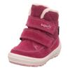 Winterboots SUPERFIT "GROOVY 2.0 WMS: Mittel", Kinder, Gr. 28, pink (fuchsia, rosé), Veloursleder, Polyester, casual, Schuhe, Snowboots mit GORE-TEX, Größenschablone zum Download