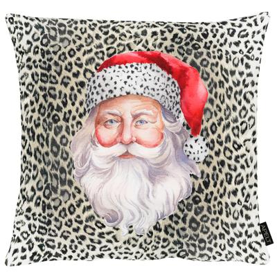 Kissenhülle APELT "Santa", grau, B:46cm L:46cm, Polyester, Polyester, Kissenbezüge Image