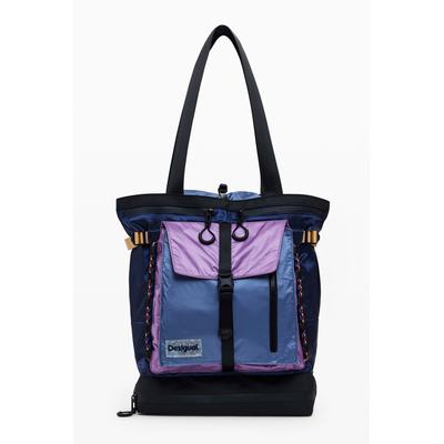 Large nylon tote backpack
