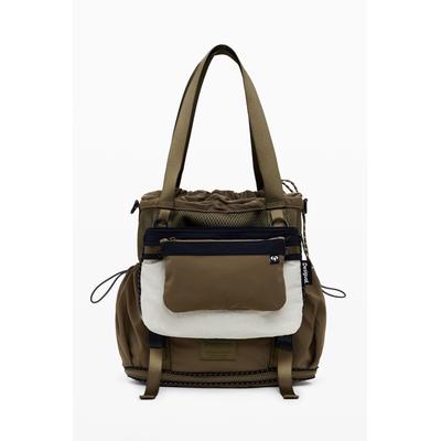 Large expandable nylon backpack