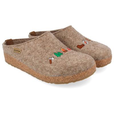 Haflinger - Grizzly Wanderlust - Hausschuhe 45 | EU 45 beige Image