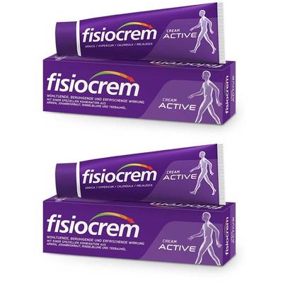 2x fisiocrem Cream Active 2x60 ml Creme