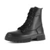 Schnürboots GABOR "YORK", Damen, Gr. 41, schwarz, Kalbsleder, unifarben, modisch, Schuhe, Blockabsatz, Plateau, Schnürstiefelette in Schuhweite G (= weit)