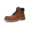 Winterboots DOCKERS BY GERLI, Herren, Gr. 41, braun (cognac), Lederimitat, Schuhe, Winterboots, Workerboots mit Profilsohle
