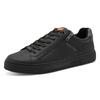 Sneaker MARCO TOZZI, Herren, Gr. 45, schwarz, Lederimitat, unifarben, sportlich, Schuhe, Freizeitschuh, Halbschuh, Schnürschuh mit seitlicher Logoprägung