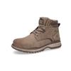 Winterboots DOCKERS BY GERLI, Herren, Gr. 47, grau (taupe), Lederimitat, Schuhe, Schnürboots mit Warmfutter