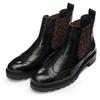 Chelseaboots ARA "TULSA", Damen, Gr. 4,5 (37,5), schwarz, Lackleder, Elastischer Einsatz, glänzend, elegant, Schuhe, Boots, Winterboots in Weite G (= weit)