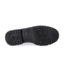 Schnürboots DOCKERS BY GERLI, Damen, Gr. 42, schwarz (dunkelgrün, schwarz), Lacklederimitat, modisch, Schuhe, Biker Boots mit Reißverschluss