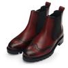 Chelseaboots ARA "TULSA", Damen, Gr. 4 (37), lila (beere used), Glattleder, Elastischer Einsatz, Lyralochung, modisch, Schuhe, Stiefelette, Schlupfboots mit Lyralochung, G-Weite (weit)
