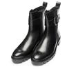 Stiefelette ARA "TULSA", Damen, Gr. 6 (39), schwarz, Glattleder, unifarben, modisch, Schuhe, Biker Boots, Stiefel mit Blockabsatz in G-Weite