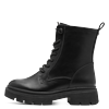 Schnürstiefelette MARCO TOZZI, Damen, Gr. 36, schwarz, Lederimitat, unifarben, modisch, Schuhe, Blockabsatz, Schnürboots mit Feel Me Ausstattung