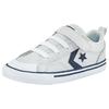 Sneaker CONVERSE "PRO BLAZE STRAP LEATHER EASY ON", Gr. 21, barely grau, navy, weiß, Leder, sportlich, Schuhe