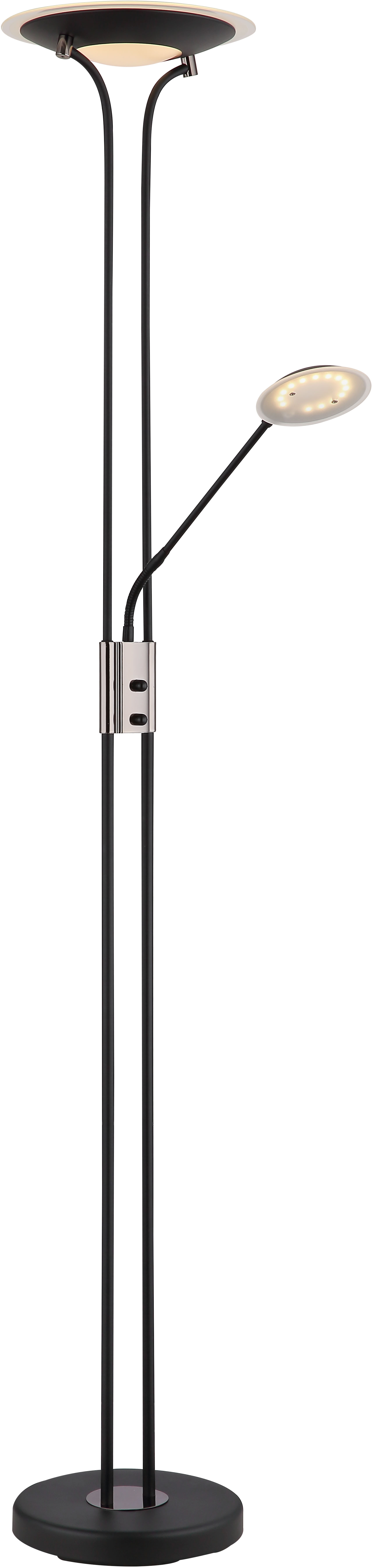 GLOBO LIGHTING LED Stehlampe "TAMIKA", schwarz, Leuchten, Stehleuchte/Wohnzimmer/Schlafzimmer/Flur, LED Stehlampe