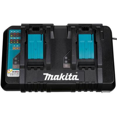Akku-Ladestation MAKITA "DC18RD bulk", schwarz, B:20,5cm H:10,0cm T:34,0cm, Kunststoff, Ladegeräte, optimiertes Kühlsystem Image
