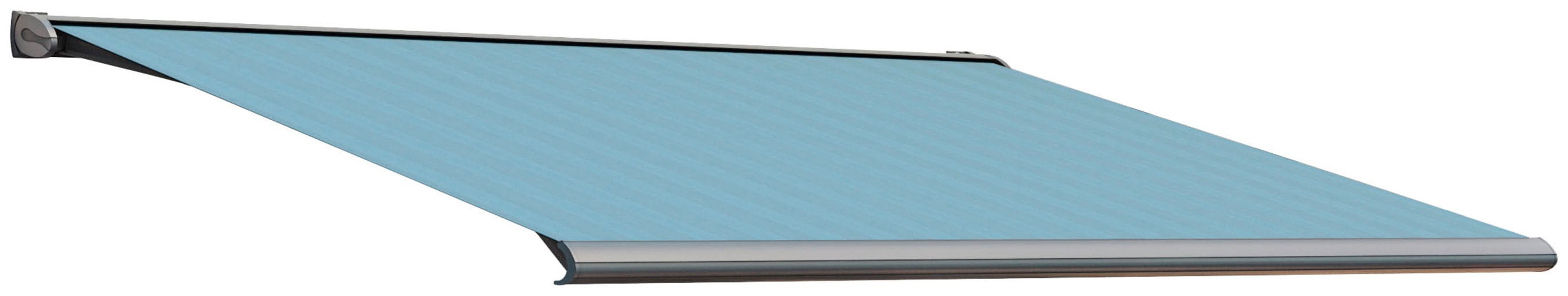 Kassettenmarkise WISMAR "S-Compact", blau, B:400cm H:19cm, Polyacryl, Markisen Image