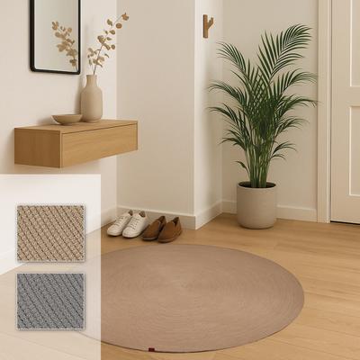 Teppich ASTRA "Paris", beige, H:8mm Ø:150cm, Kunstfaser, Teppiche, In- und Outdoor geeignet, Aussenbereich, Wohnzimmer Image