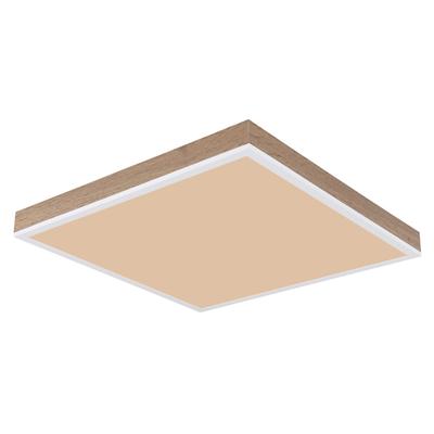 GLOBO LIGHTING LED Deckenleuchte "DORO", weiß, Lampen, Deckenlampe/holzoptik/quadratisch/Wohnzimmer/Schlafzimmer Image