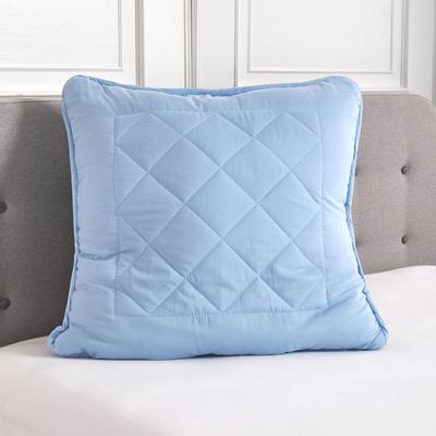 Kopfkissen versteppt hellblau 80 x 80 cm Eldo Image