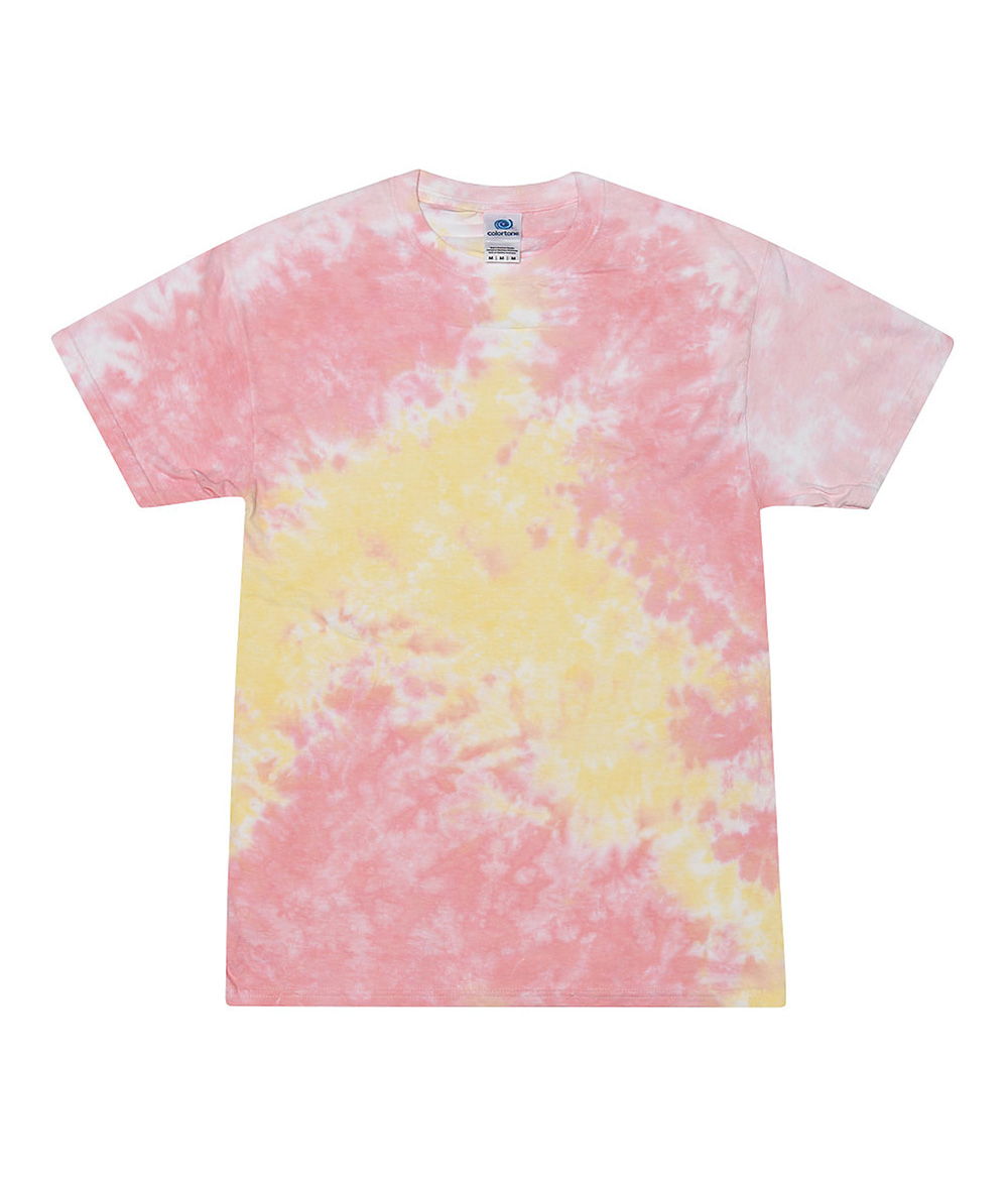 Tie-Dye CD100Y Youth Tie Dye Top in Funnel Cake size Small | Cotton