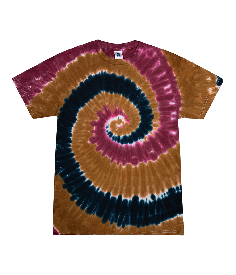 Tie-Dye CD100Y Youth Tie Dye Top in Willow size Medium | Cotton
