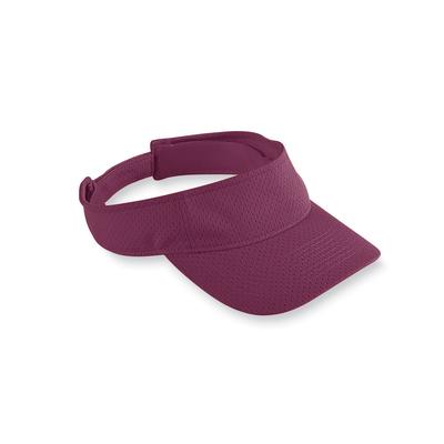 Augusta Sportswear 6228 Youth Athletic Mesh Visor in Maroon | Polyester