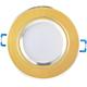 3W/5W/7W LED Recessed Downlight High Brightness LED Ceiling Panel Light Energy Saving Aluminum Commercial Indoor Decoration downlights(Warm Light,7W) (White Light 7W)
