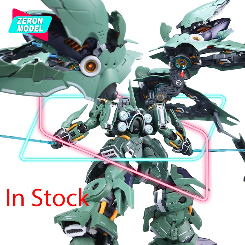 Auf Lager NZ-666 Kshatriya ACHSE MODELL FUNKTIONIERT OSIRIS AERIAL DOMINATOR 1/100 MG Mecha LED BELEUCHTUNG KIT Montieren Modell Kit Spielzeug Image
