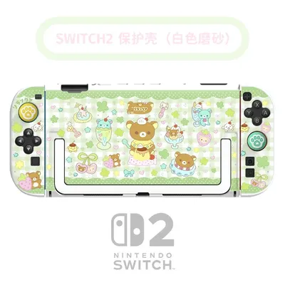 Original Design Lucky Rilakkuma Cute Switch Protective Case Oled Soft Shell Ns2 Anime Lite Handle Case Game Animation Peripheral