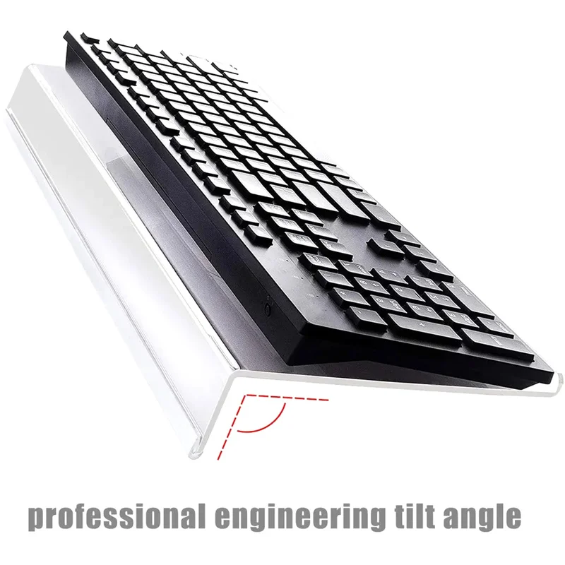 Acryl verstellbarer neigbarer Tastaturständer Laptop-Tastatur-Fußständer Tastatur-Monitorständer