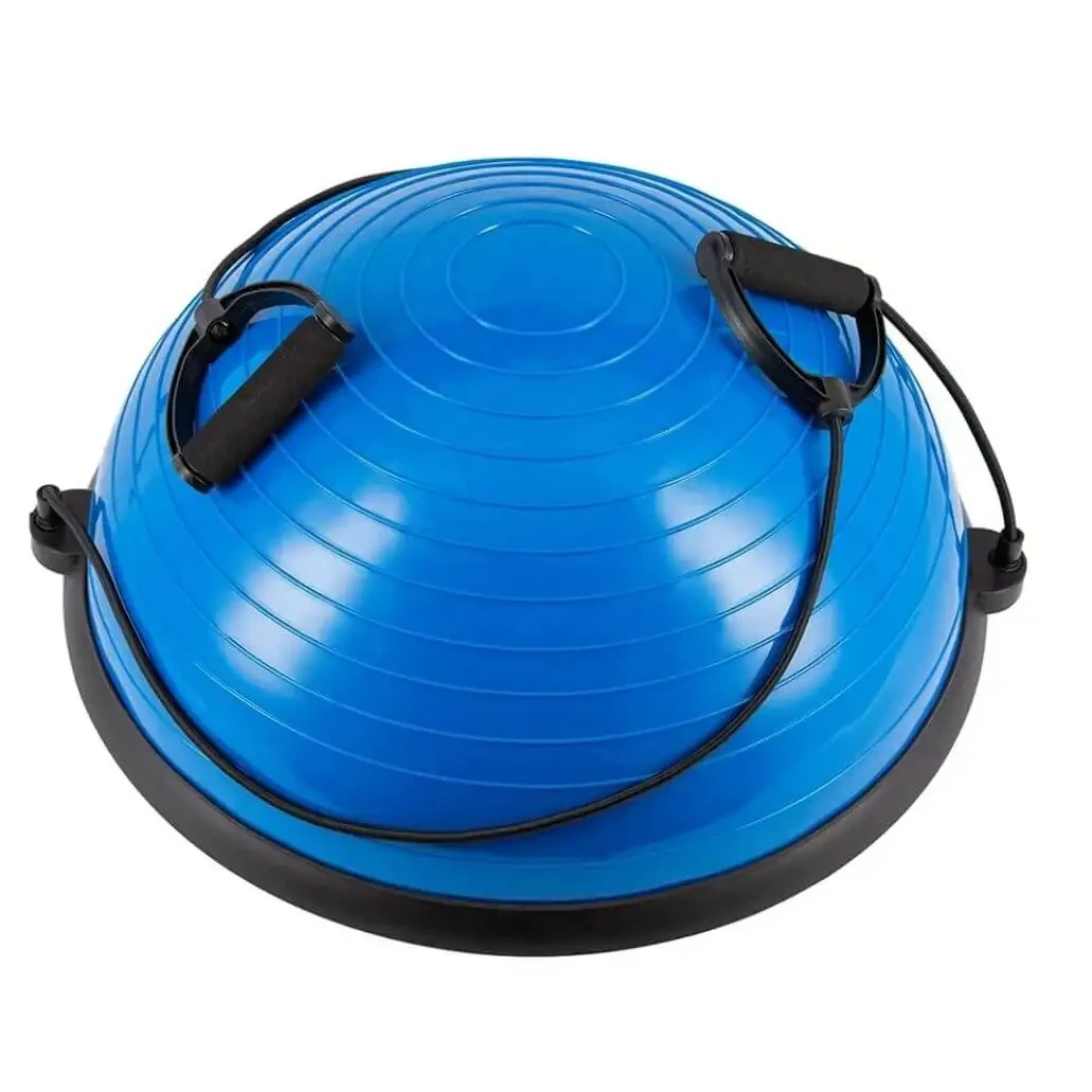 colpito palla di velocità dell'onda di yoga, palla di fitness speciale, emisfero di equilibrio, palla di fitness, attrezzature per il fitness yoga domestico, blu