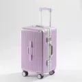 Bagage de voyage de grande capacité cadre en aluminium + valise PC boîtier de chariot valise de voyage 20/24/28 pouces avec porte-gobelet mallette d'embarquement