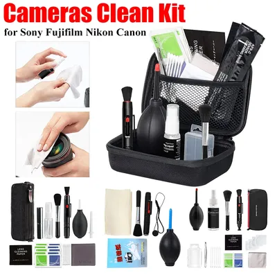 7-47PCS DSLR Lens Camera Cleaner Kit Digital Camera Sensor Cleaning Kit SLR DV Cameras Clean Set for Sony Fujifilm Nikon Canon ﻿