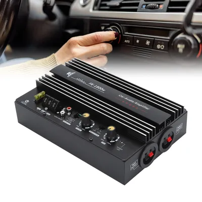 Car Subwoofer Amplifier Board Clear Sound 12V 1800W High Power Car Amplifier Board Quick Heat Dissipation for 8‑12 Inch Woofer