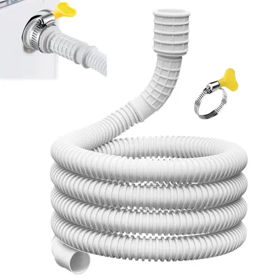 3/4M Universal Dehumidifier Drain Hose Dehumidifier Drain Hose Lengthen Cuttable Corrugated Drainpipe ﻿