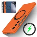 Custodia per telefono magnetica ultra sottile senza cornice per Samsung Z Fold 7 Magsafe Cover rigida di ricarica wireless per Galaxy Z Fold7 Fold 6 5 4