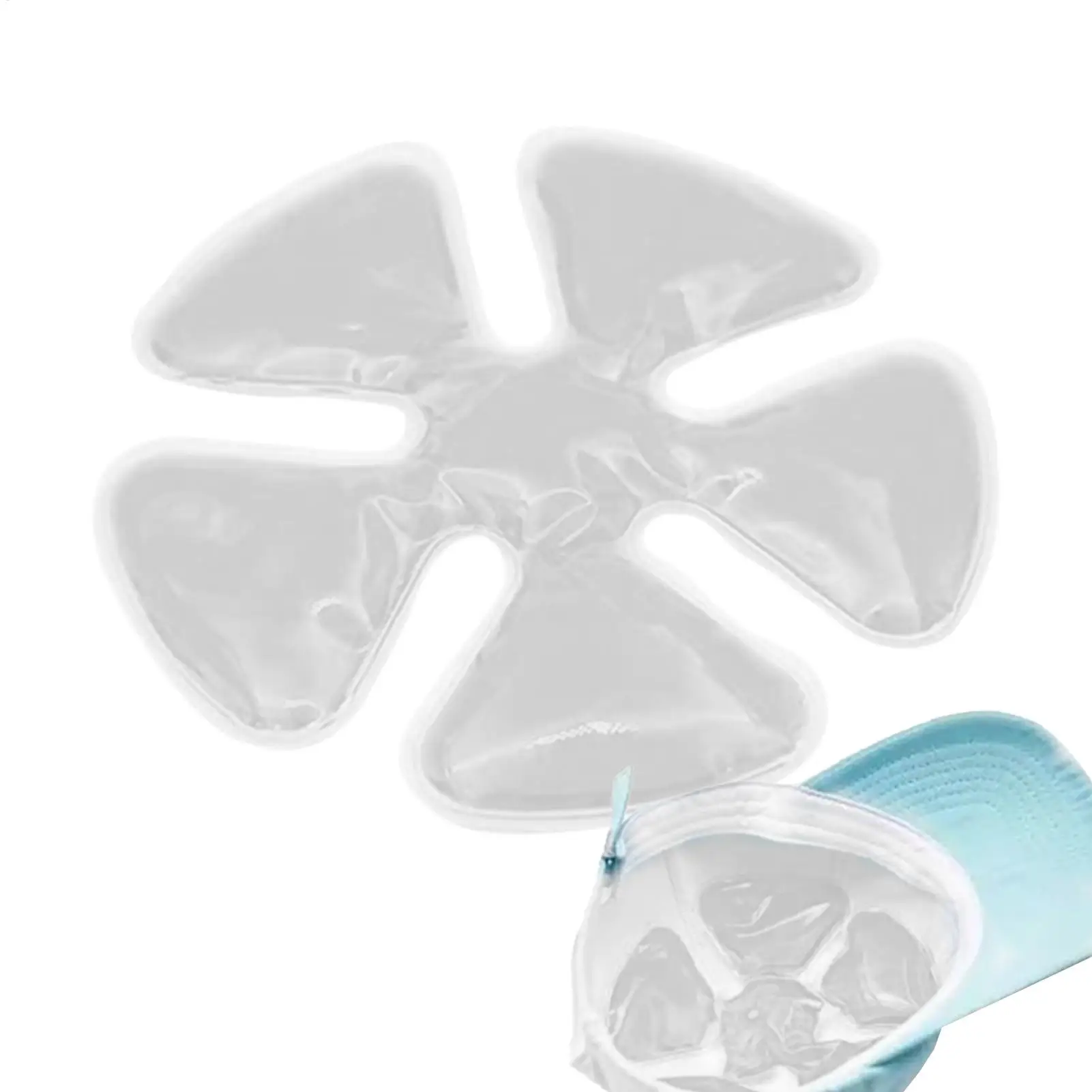 Wiederverwendbare Kühlmütze, Eisbeutel-Helm, Cool-Down-Einsatz, Helme, Kühlpad für Outdoor-Sportarten, Radfahren, Laufen, Camping, Wandern Image