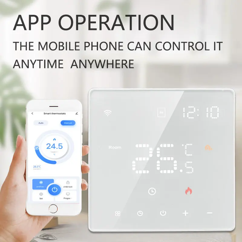 Tuya Smart Home Wifi Heizung Thermostat Fußbodenheizung Kessel Digitale Temperatur Controller Google Home Alexa Smart Leben Image