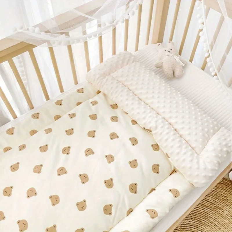 110 x 63 cm große Babymatratze aus weichem Polyester, doppelseitig, bequem, perfekt für Neugeborene, Jugendliche, ideal für Kinderbett, Kinderzimmer, die ganze Saison Image